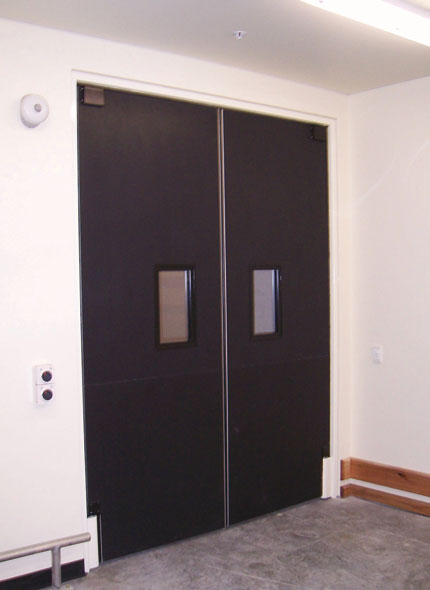 Black Double Oyster Doors