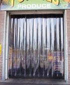 Ribbed Strip Door